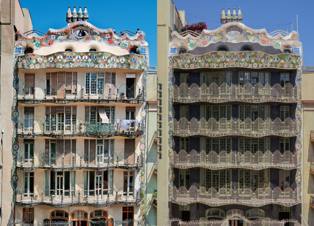 NEW: THE ORIGINAL APPEARANCE OF THE REAR FAÇADE IS REVEALED