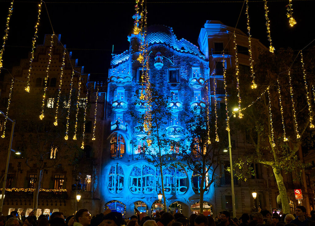 LUCES DE NAVIDAD DE CASA BATLLÓ